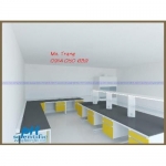 Bàn Thí Nghiệm trung Tâm dạng tủ Treo